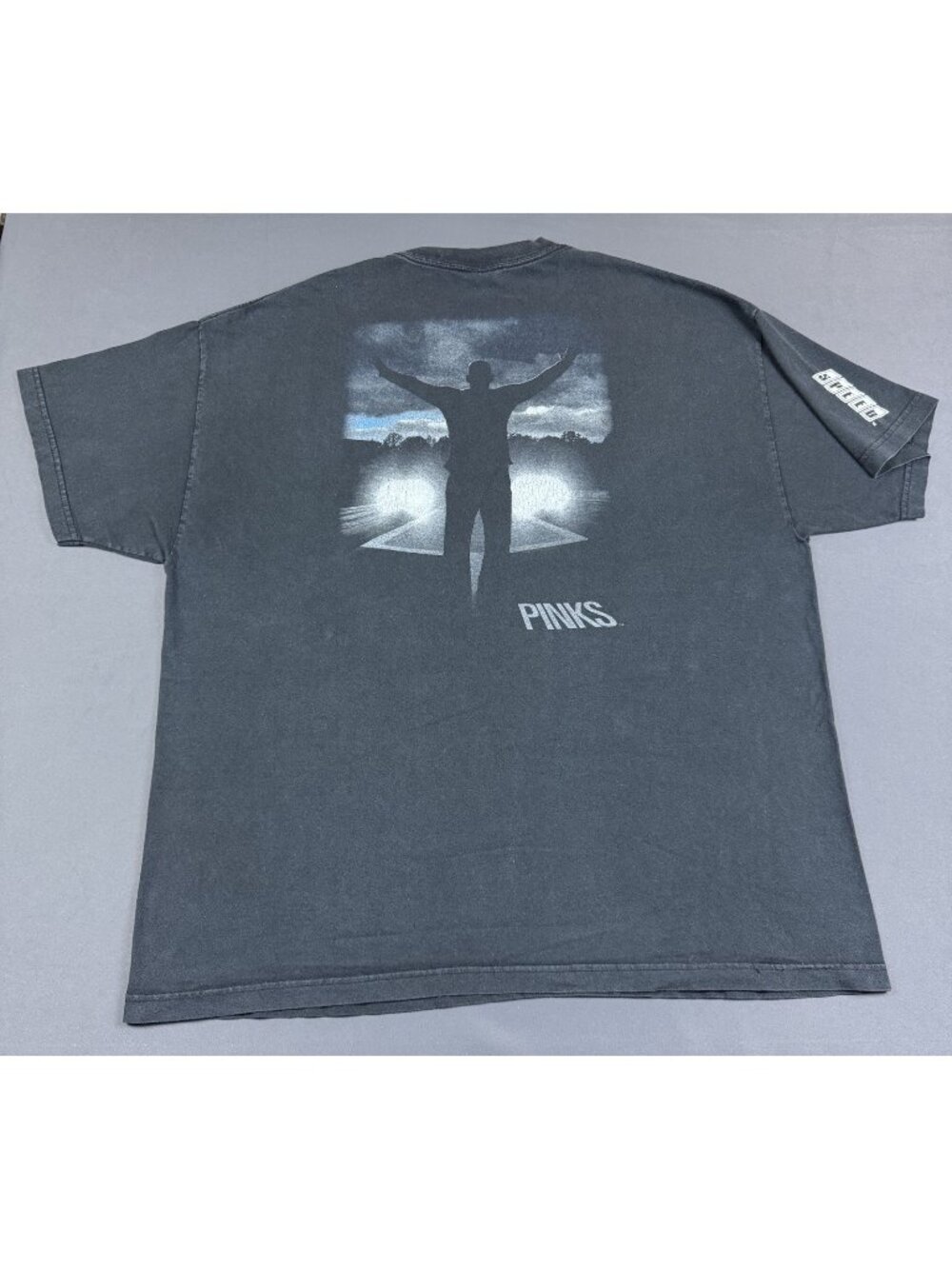 Rare Vintage Y2K Speed Pinks Car TV Show Sun Fade Black 2XL Tee Promo Art